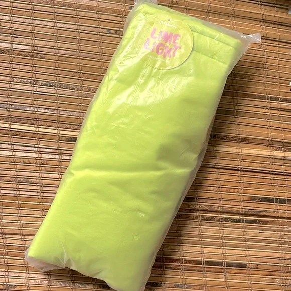New Ulta Neon Lime Light Limelight Drawstring Bag - Picture 2 of 2